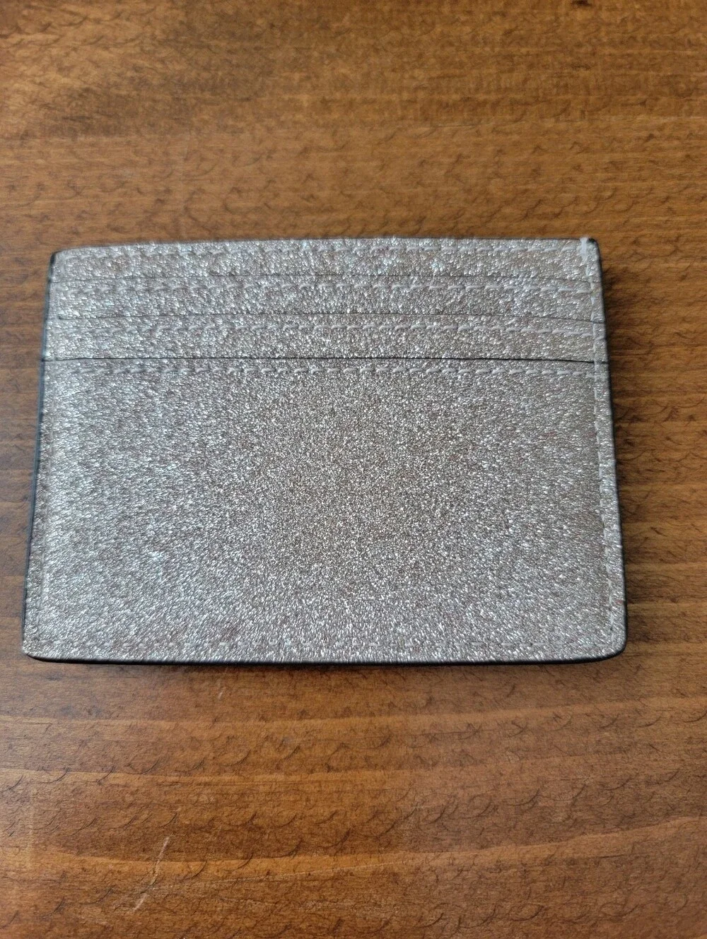 Kate Spade Gold Glitter Sparkle Card Case Holder